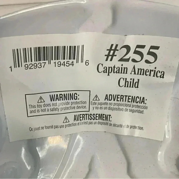 Captain America Halloween Venom Mask for Kids - Picture 7 of 7